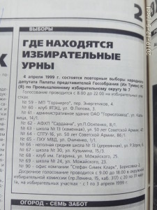 Где находятся избирательные урны