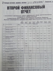 Второй финансовый отчет