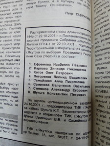 Состав ТИК г.Якутска