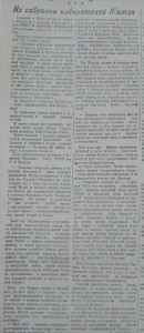 На собрании избирателей Жатая